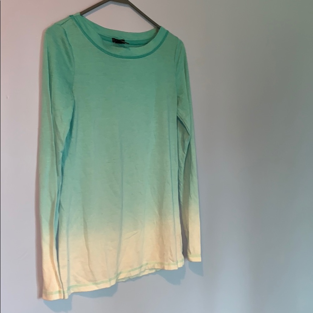 Long Sleeve Teal Shirt